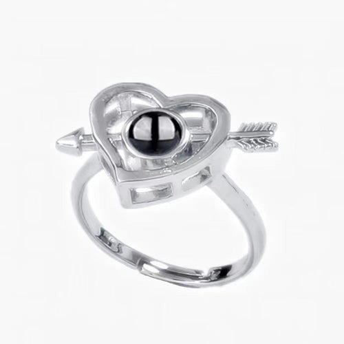 Personalized Image Projection Trendy Style Unique Ring